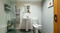 Stylish shower-room. 