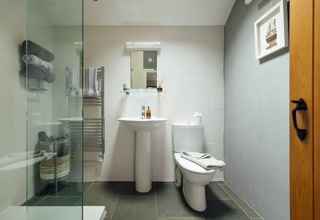 Stylish shower-room. 