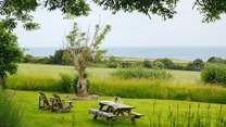Soak up the glorious sea views. 