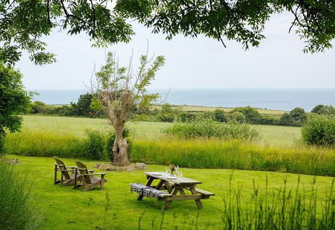 Soak up the glorious sea views. 