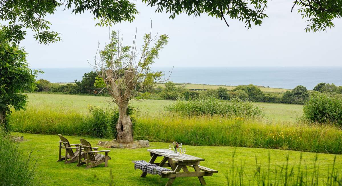 Soak up the glorious sea views. 