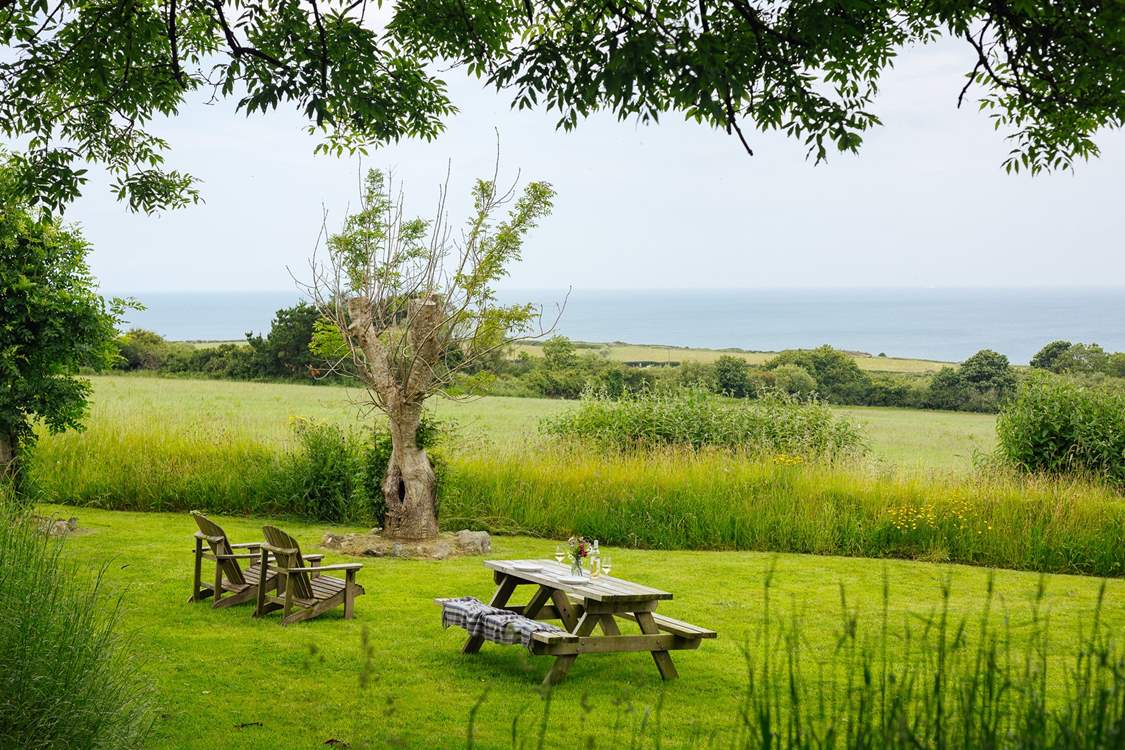 Soak up the glorious sea views.