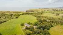 Surrounded by the sea nestling in the stunning Pembrokeshire National Park.
