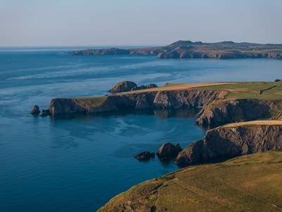 Surrounded by the majestic Pembrokeshire coastline and the crystal blue ocean. 