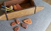 The owners invite you to write a memory pebble to mark your stay at Fenders.  - Thumbnail Image