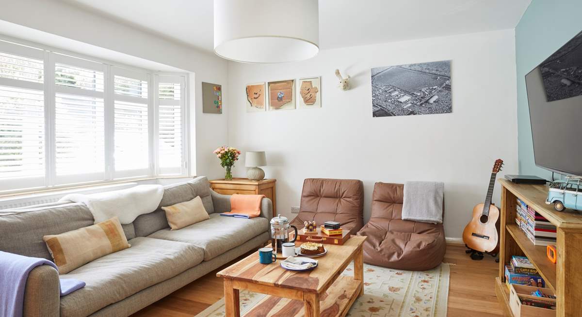 The dedicated sitting-room is a great entertaining space.