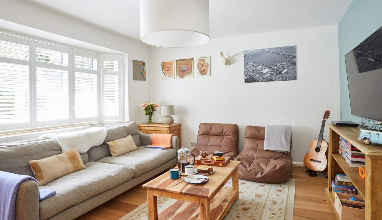 The dedicated sitting-room is a great entertaining space.