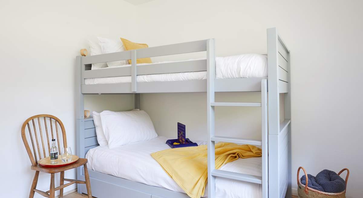 Fun bunk-beds are always a favourite with children.