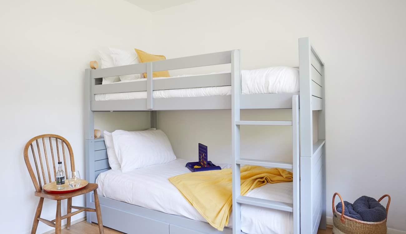 Fun bunk-beds are always a favourite with children.