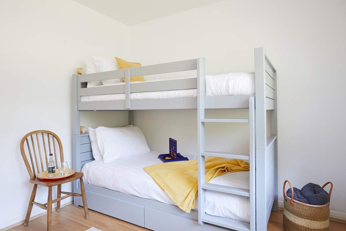 Fun bunk-beds are always a favourite with children.