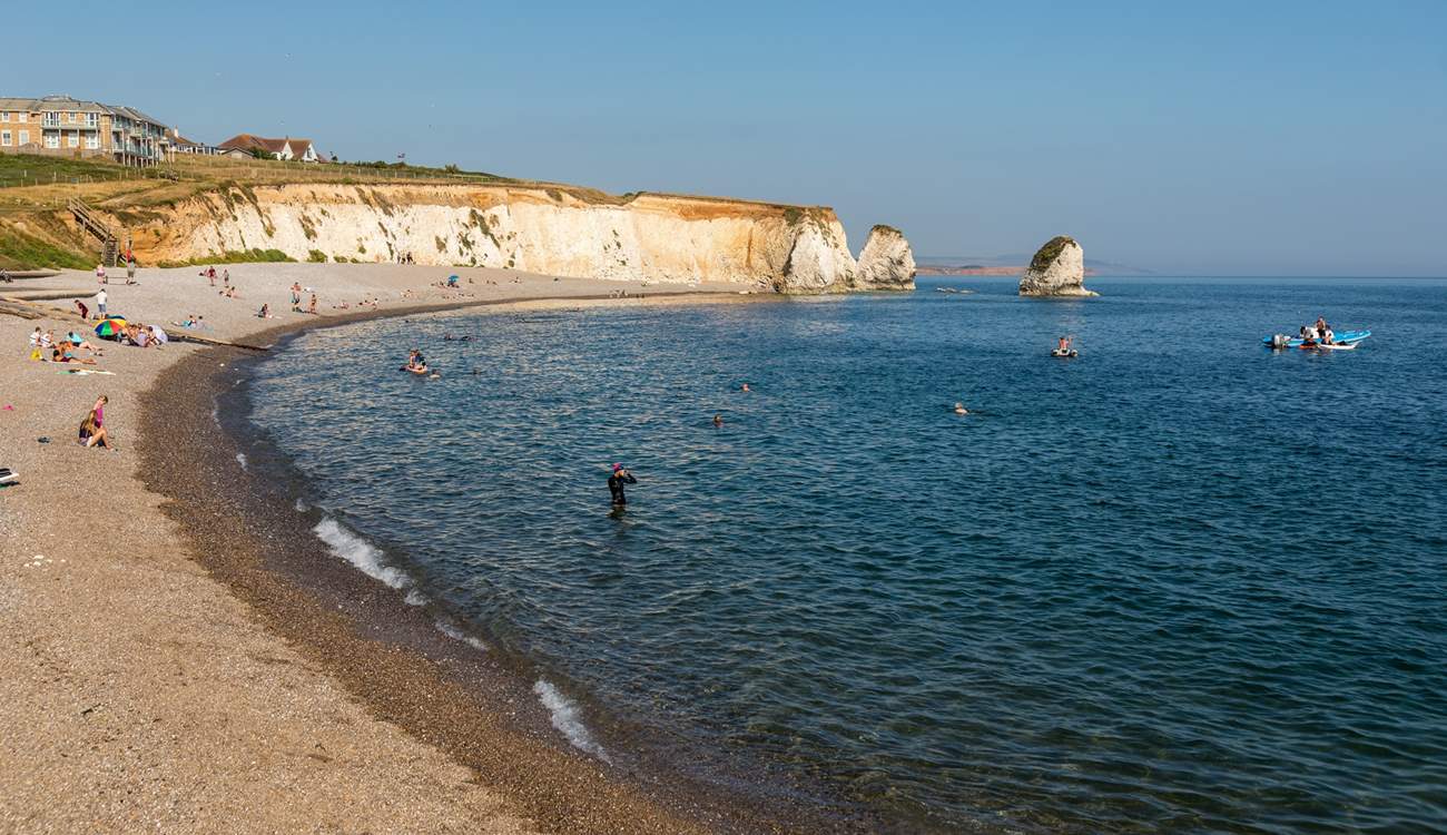 Freshwater Bay is popular for watersport enthusiasts and keen swimmers.