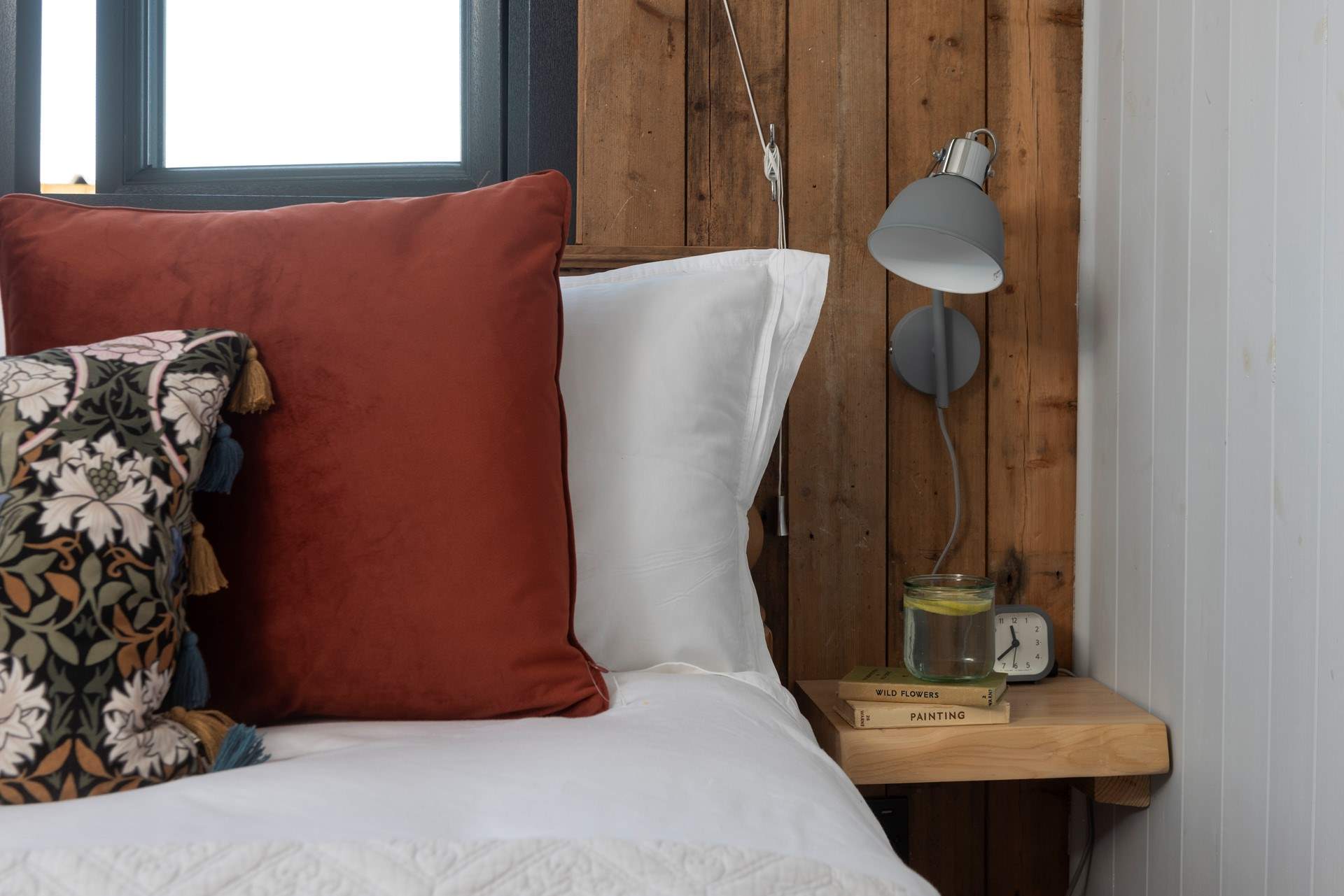 Sink into the luxury linens for a peaceful slumber. 