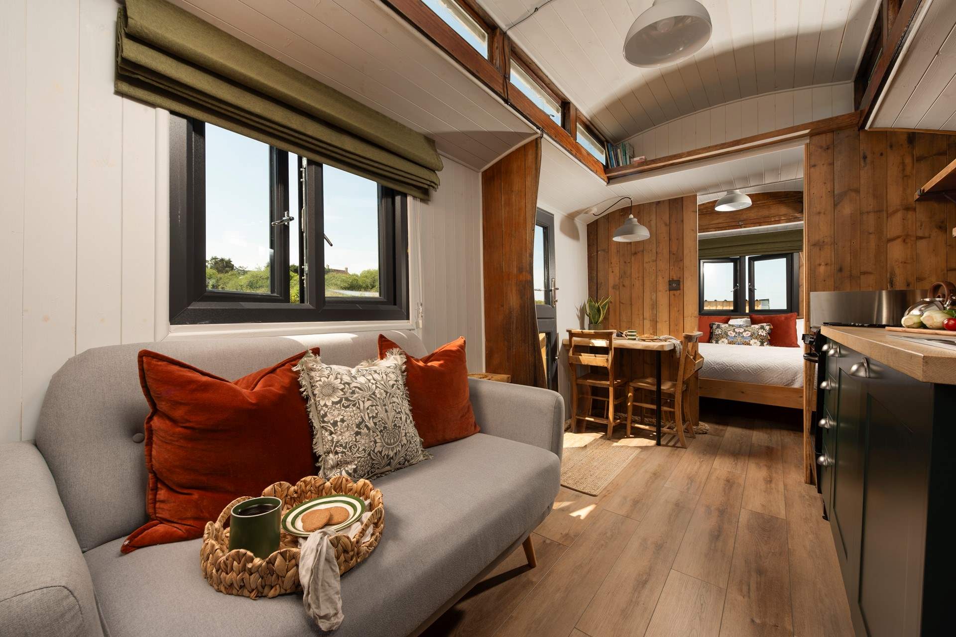 Sink into the sofa with your favourite book.