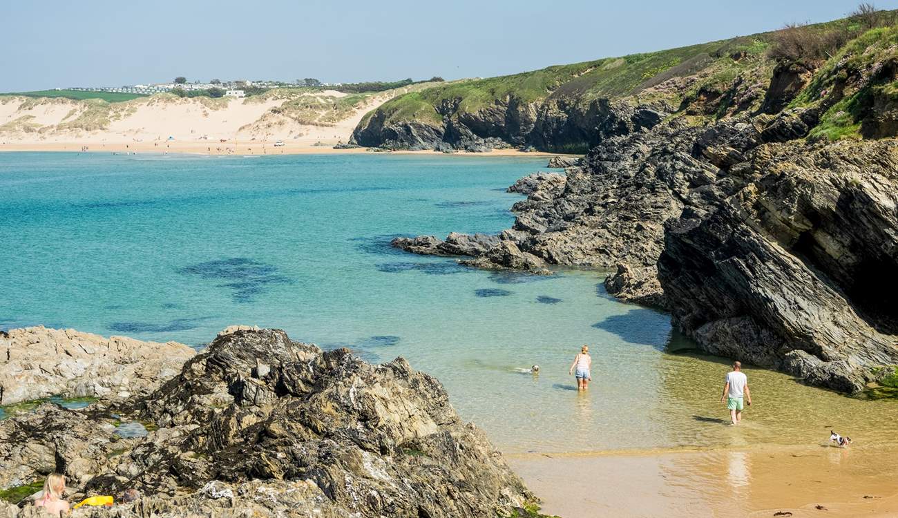 The north Cornwall coast is blessed with beautiful beaches, this is Crantock.
