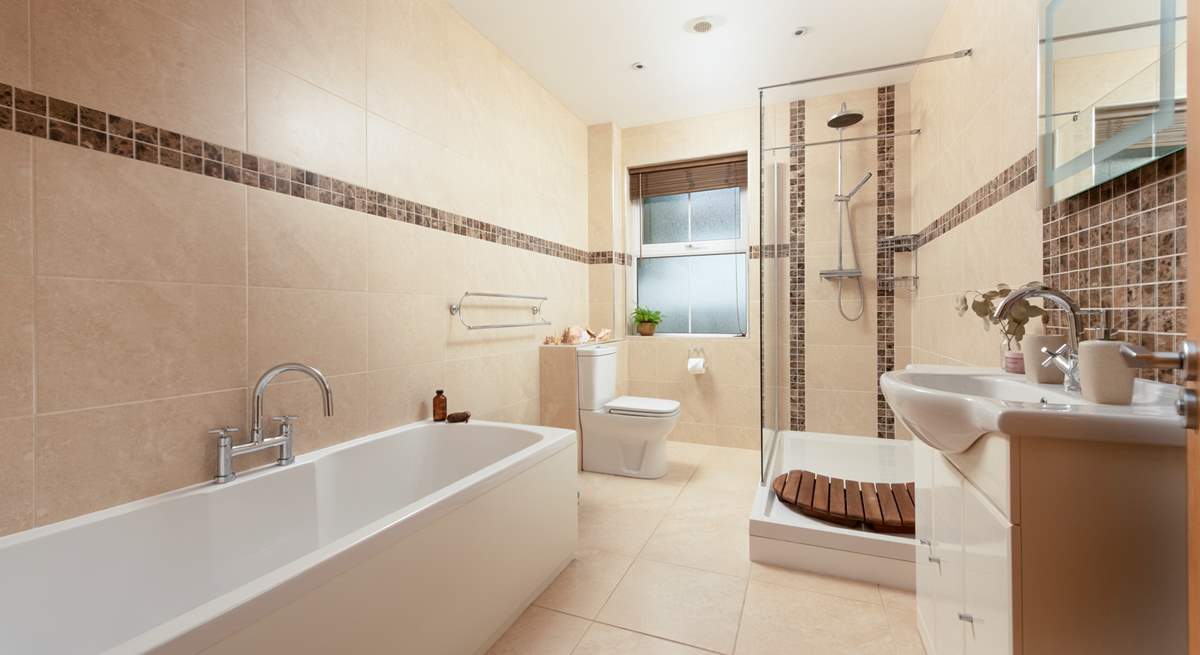 The family bathroom on the ground floor.