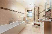 The family bathroom on the ground floor.