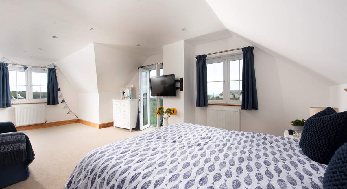Bedroom 4 with oodles of space and a Juliet balcony.