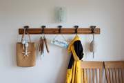 The entrance porch has plenty of space for beach bags or anoraks!