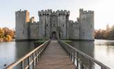 Enjoy a visit to Bodiam Castle. - Thumbnail Image