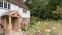 Plenty of places to explore in this stunning cottage garden.