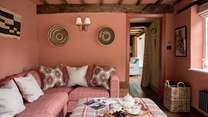 There's lots of space to relax in the snug/TV room.