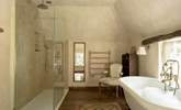 There is a double size  shower with rainfall shower-head. - Thumbnail Image