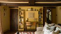Quiet moments with a book or a spot of afternoon tea.