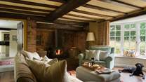 The sitting-room is bursting with character and has an inglenook fireplace with wood-burning stove for those chilly afternoons or evenings.