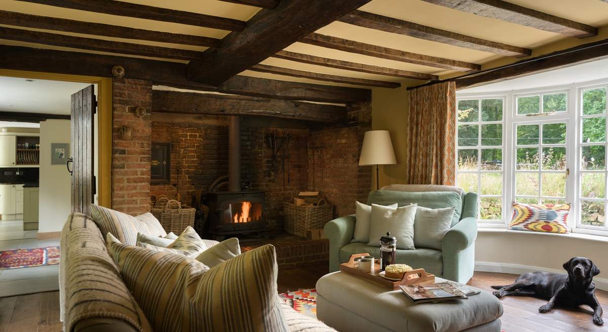 The sitting-room is bursting with character and has an inglenook fireplace with wood-burning stove for those chilly afternoons or evenings.