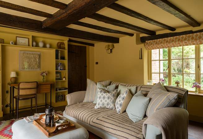 Sink into this seriously comfy sofa.