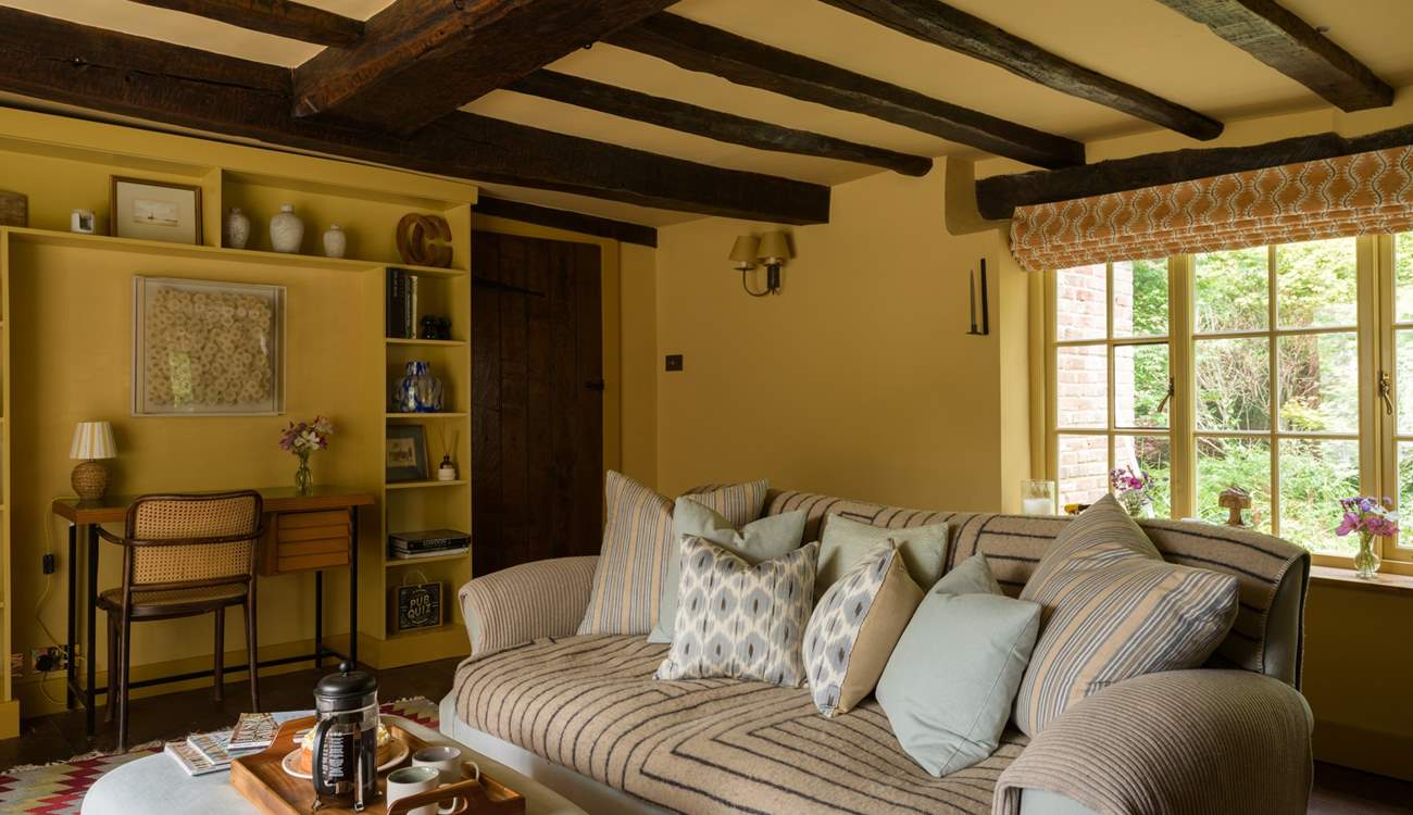 Sink into this seriously comfy sofa.