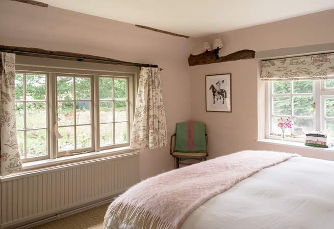 All the bedrooms are dressed in beautiful linens.