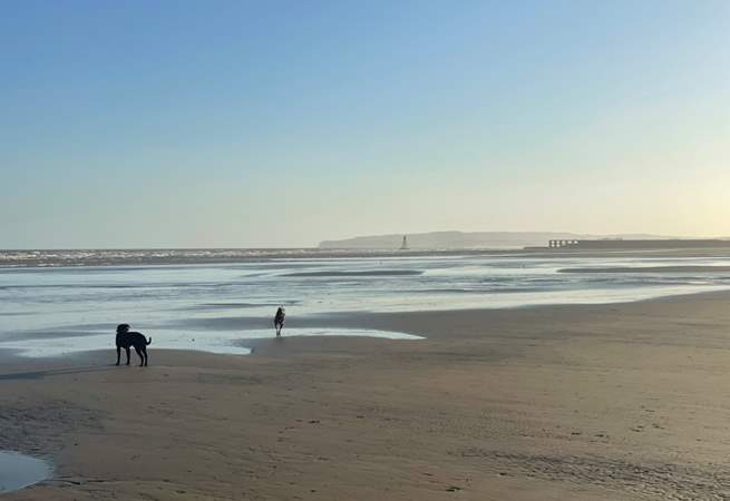 For a day at Camber Sands.