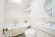 Enjoy a relaxing soak in the en suite bathroom to bedroom 1.