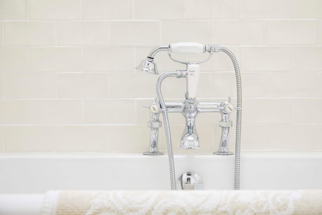 Traditional touches create an elegant feel.