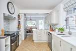 Enjoy home-from-home comforts in this beautiful, bright and fully equipped kitchen.