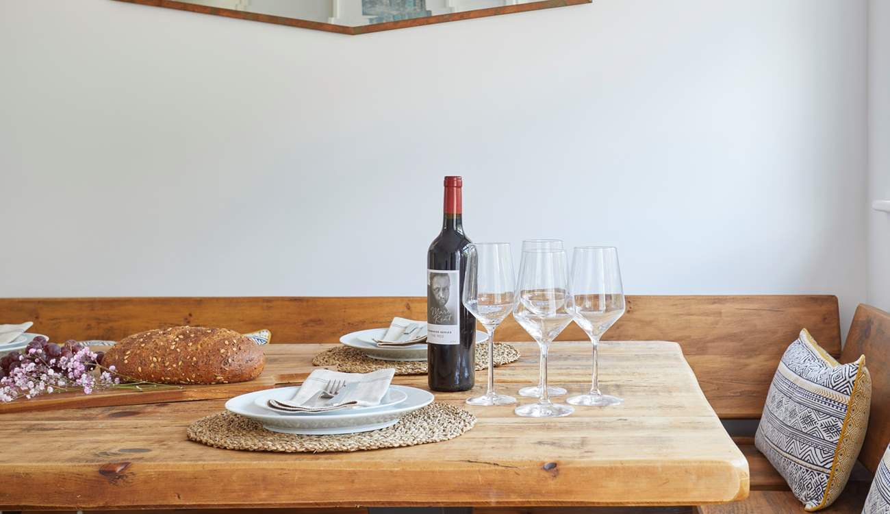 The heart of any holiday home - enjoy a meal and share some stories.