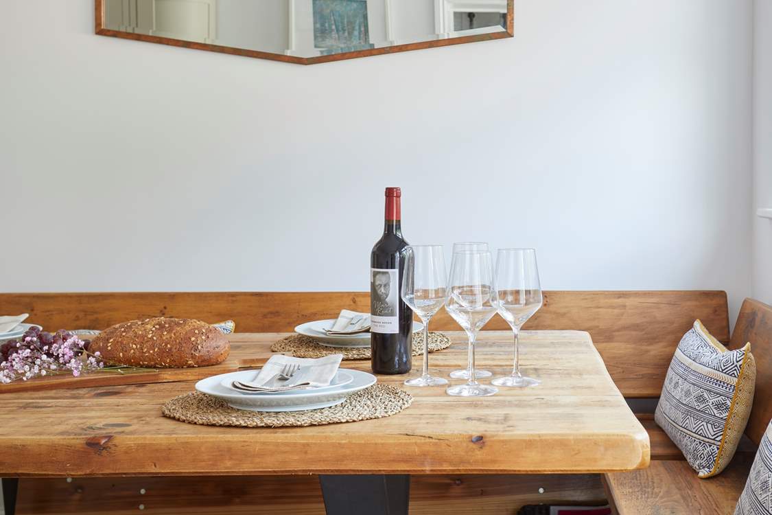 The heart of any holiday home - enjoy a meal and share some stories.
