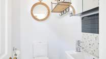 Ground floor cloakroom. 