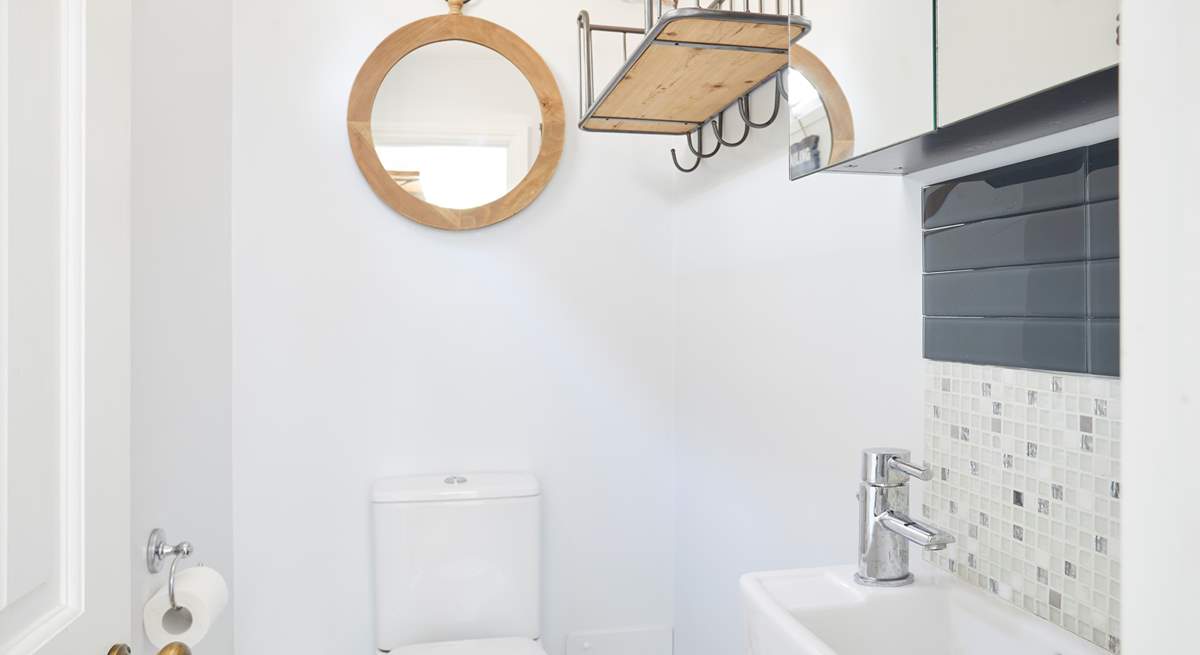 Ground floor cloakroom. 