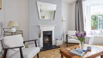Take some time out and enjoy a good book in the stunning sitting-room.