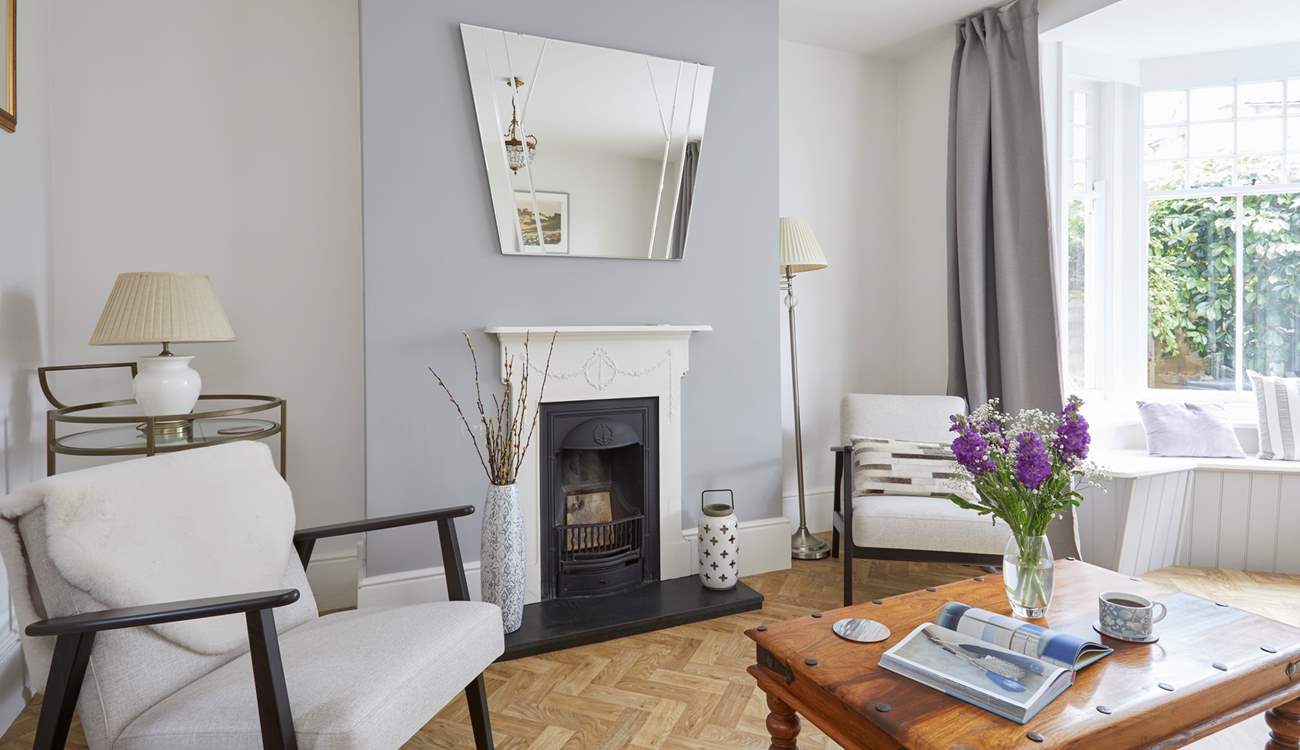 Take some time out and enjoy a good book in the stunning sitting-room.