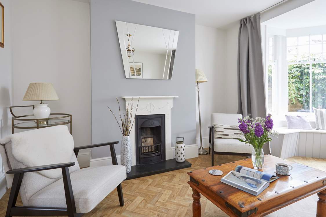 Take some time out and enjoy a good book in the stunning sitting-room.