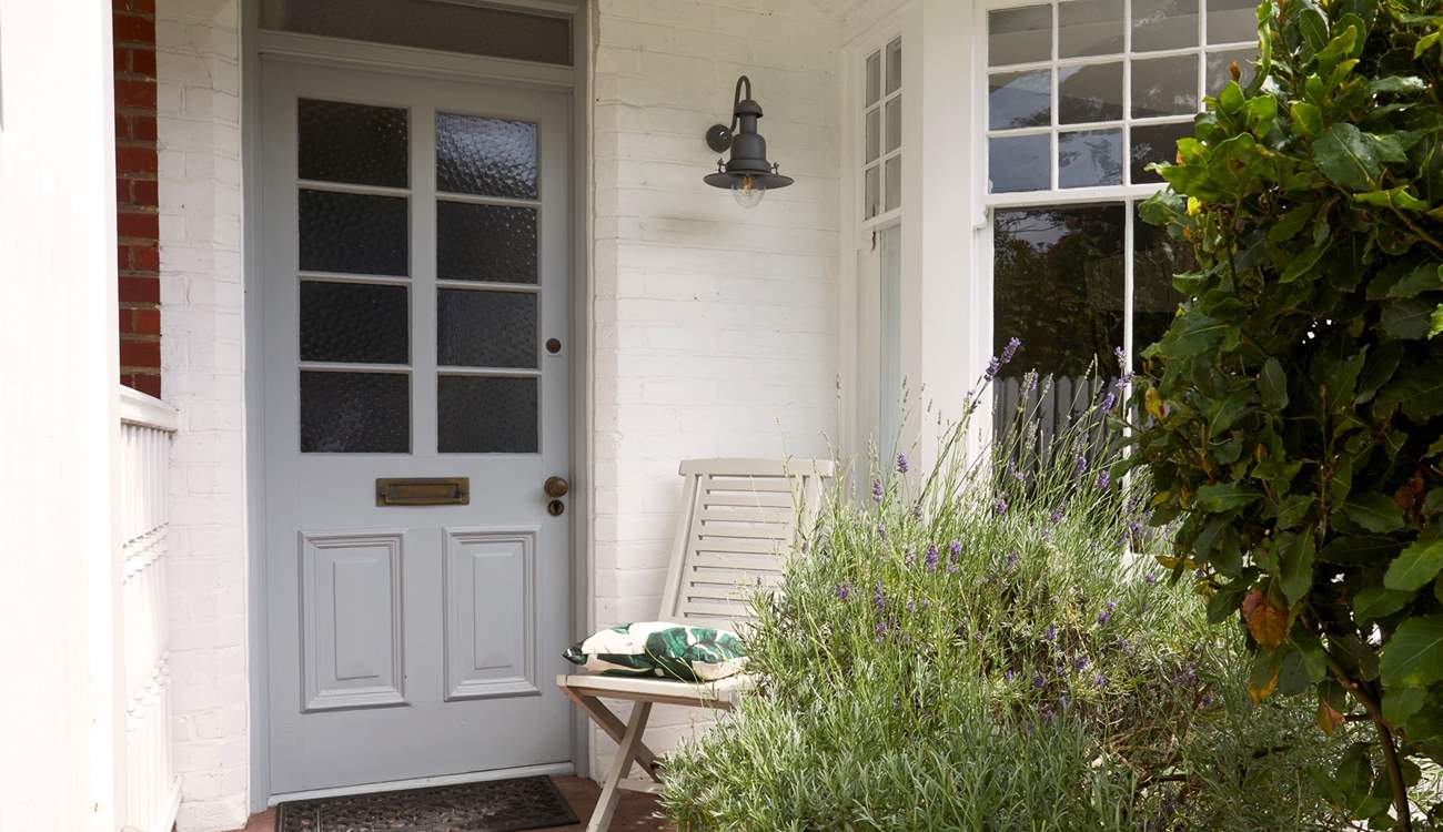 ...with beautiful flowers welcoming you to your holiday home.