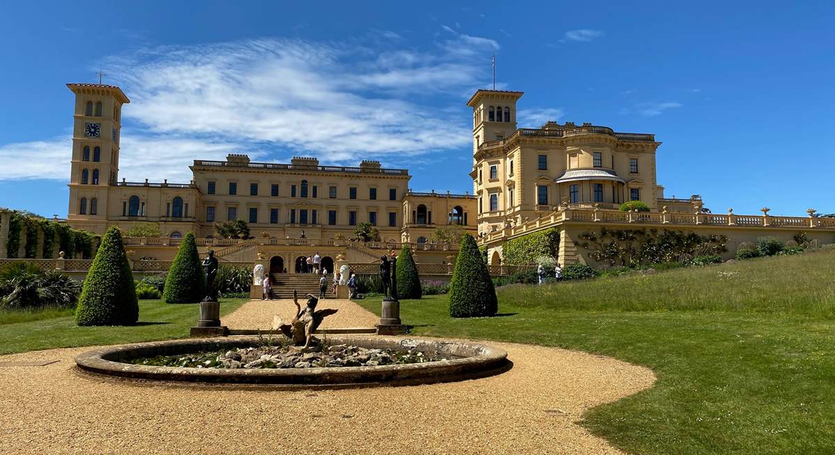 The opulent holiday home of the late Queen Victoria.