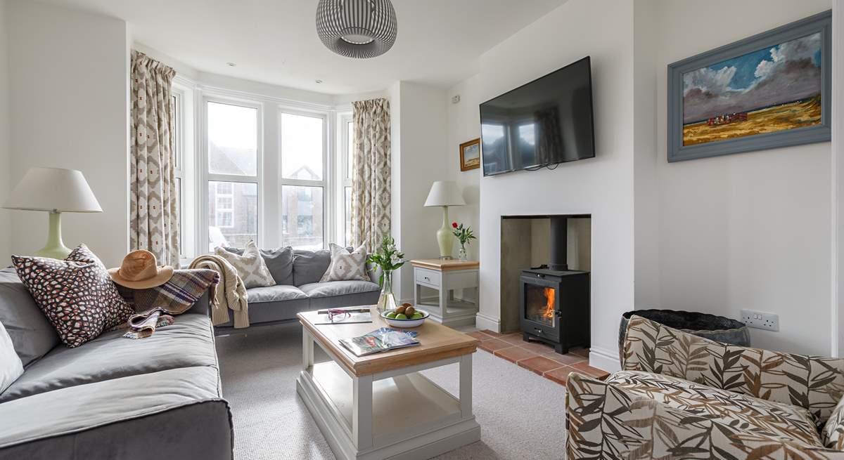 Comfortable living space complete with wood-burner for cosy nights whatever the season.