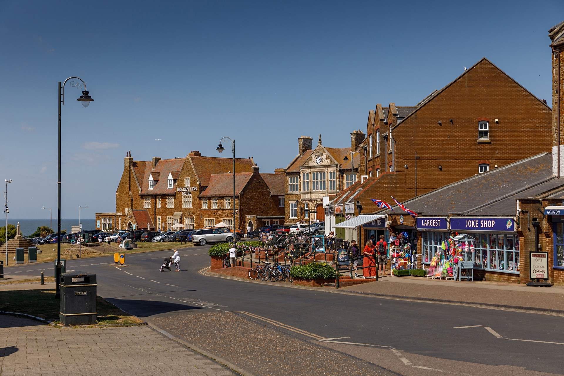 Victorian splendor, shopping and entertainment with the biggest joke shop too!