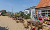 Popular year-round with locals and visitors, the beach cafe -stroll along the beach at low tide and enjoy a hearty breakfast. - Thumbnail Image