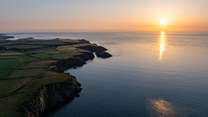 Soak up the magnificent Pembrokeshire sunsets from Pencaer. 
