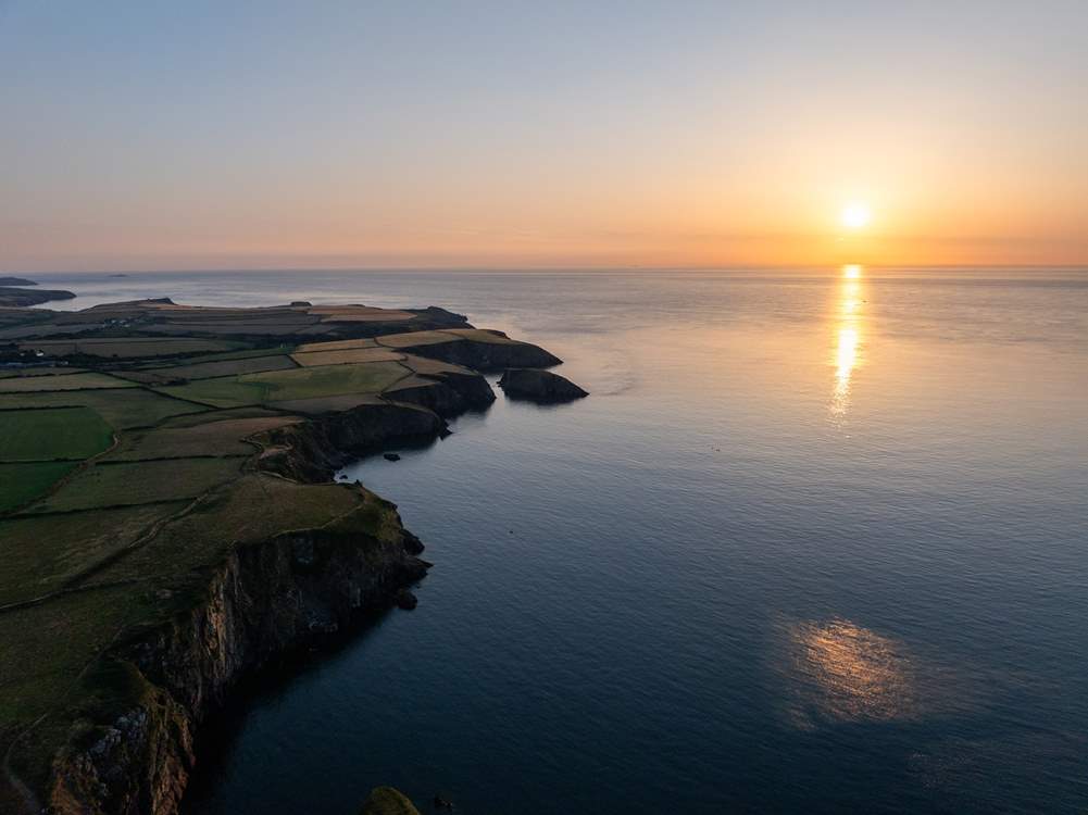 Soak up the magnificent Pembrokeshire sunsets from Pencaer.